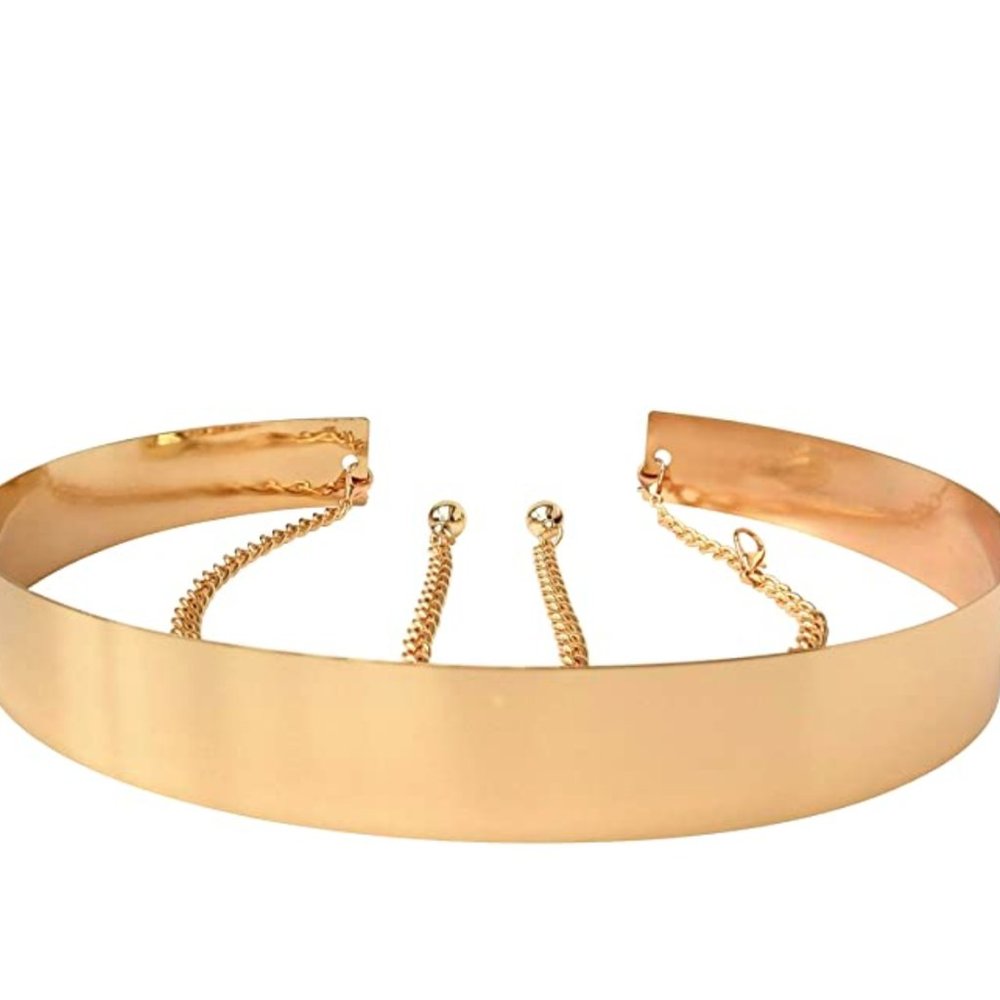 Gold Metal Belt - 4.5cm